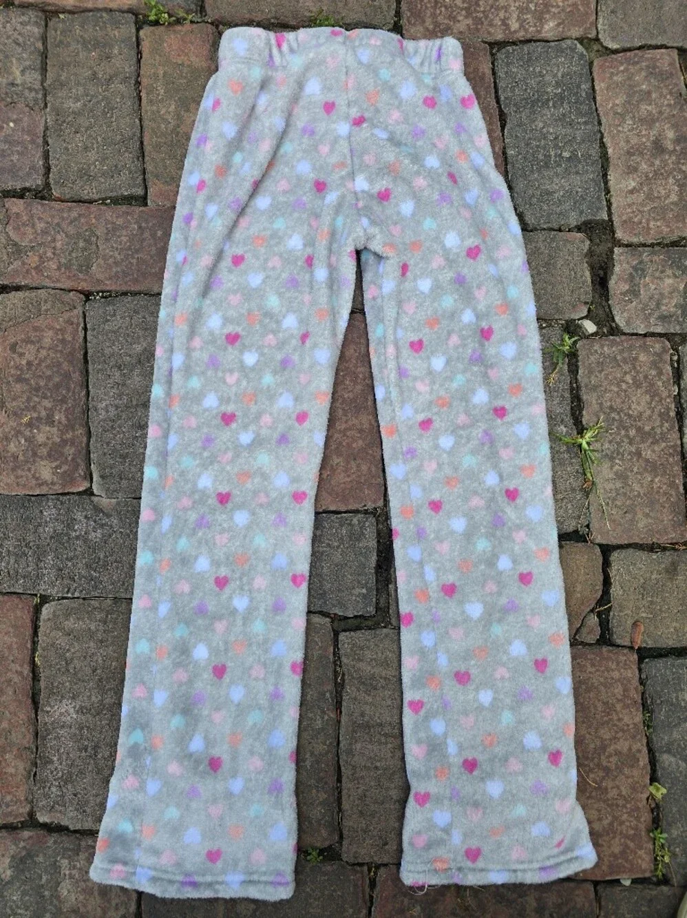 Sleep On It Girls Plush Pajama Bottoms 4 Pair Bundle Soft Cozy Jammies Warm
